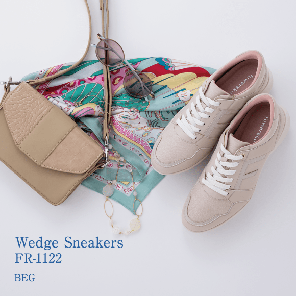 Wedge Sneakers FR-1122 BEG