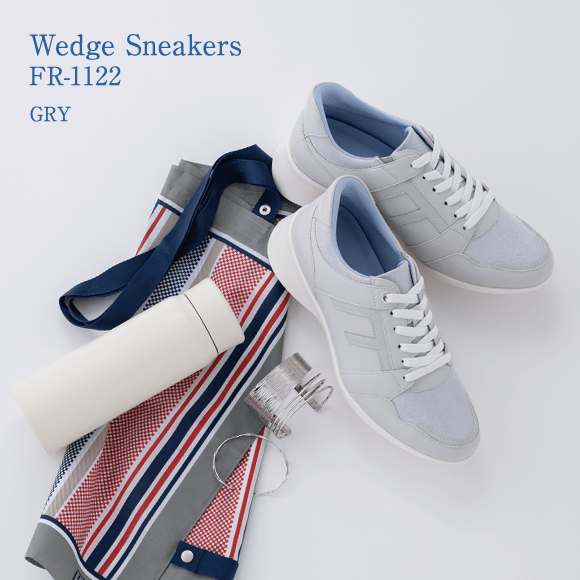Wedge Sneakers FR-1122 GRY