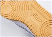 アウトソールをフォーカスした写真