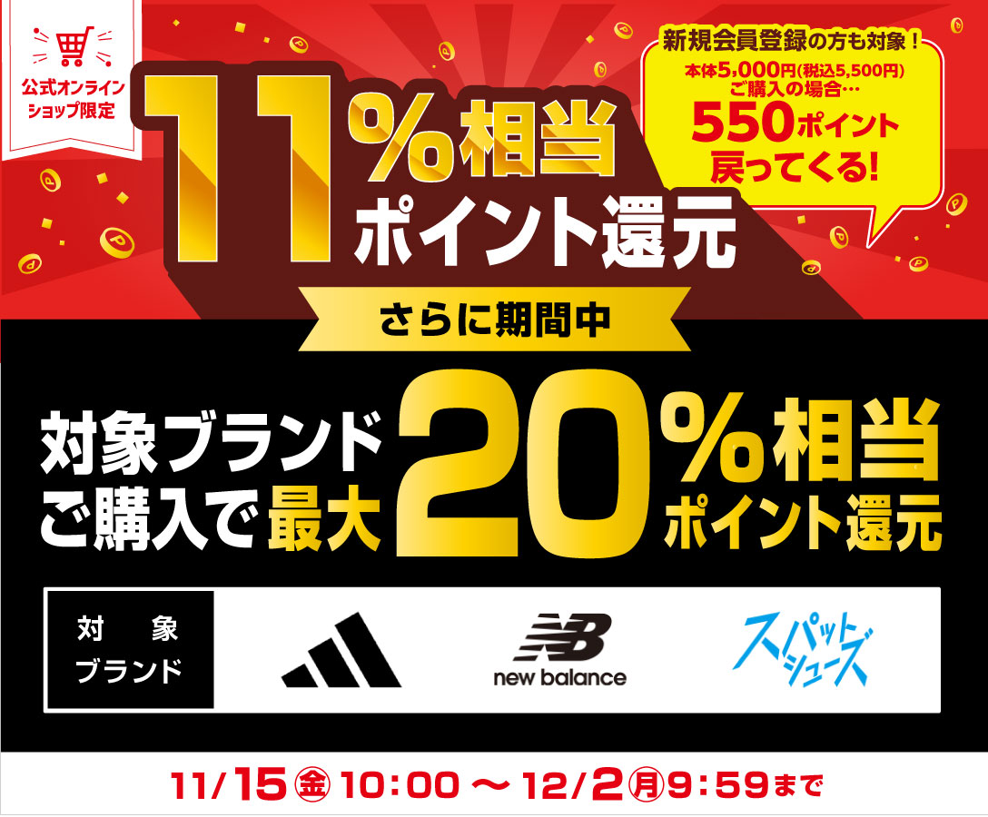 今ならポイント11%還元