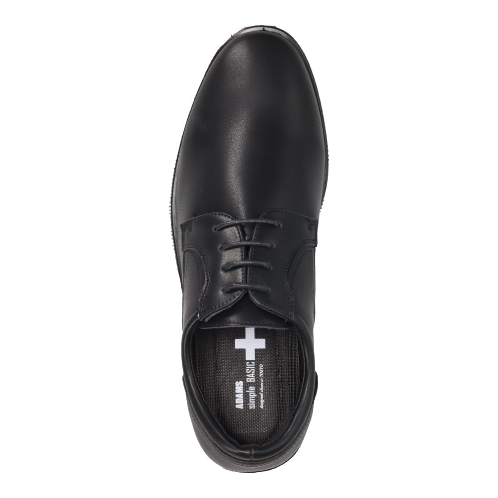 ADAMS アダムス 軽量ビジネスシューズ メンズ ブラック | 靴（シューズ