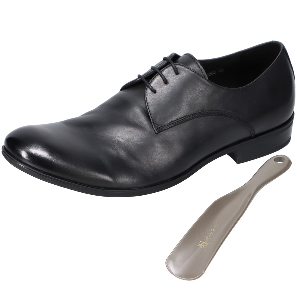 whoop'-de-doo' フープディドゥ 本革ラウンドトゥビジネス