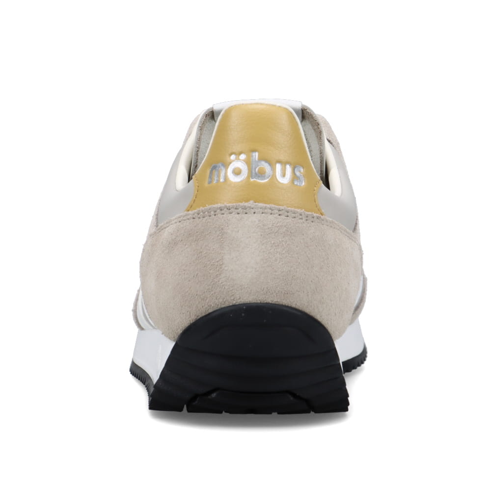 mobus モーブス 抗菌防臭カジュアルスニーカー メンズ グレー×ホワイト