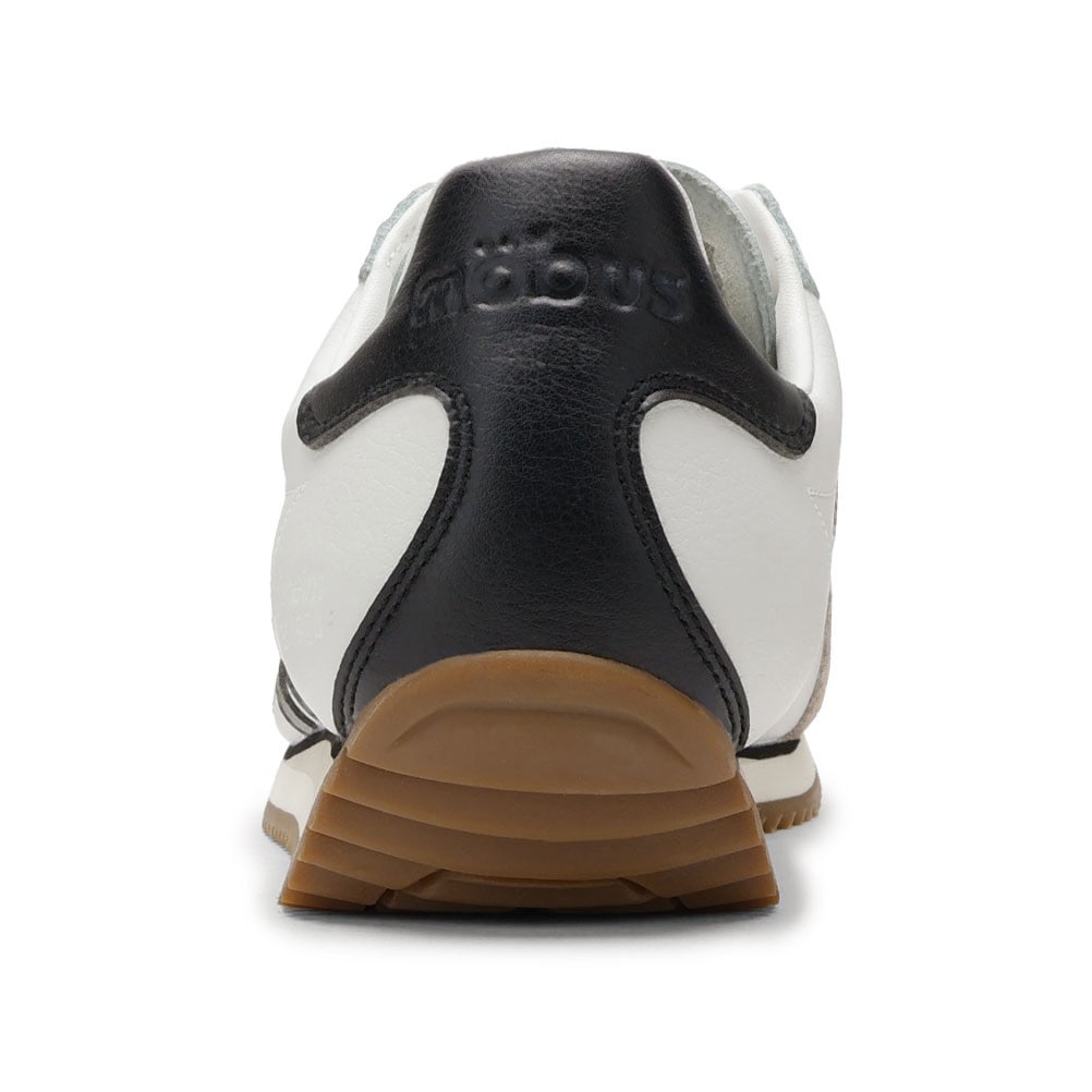 Mobus モーブス DRESDEN ホワイト×ブラック メンズ | 靴（シューズ