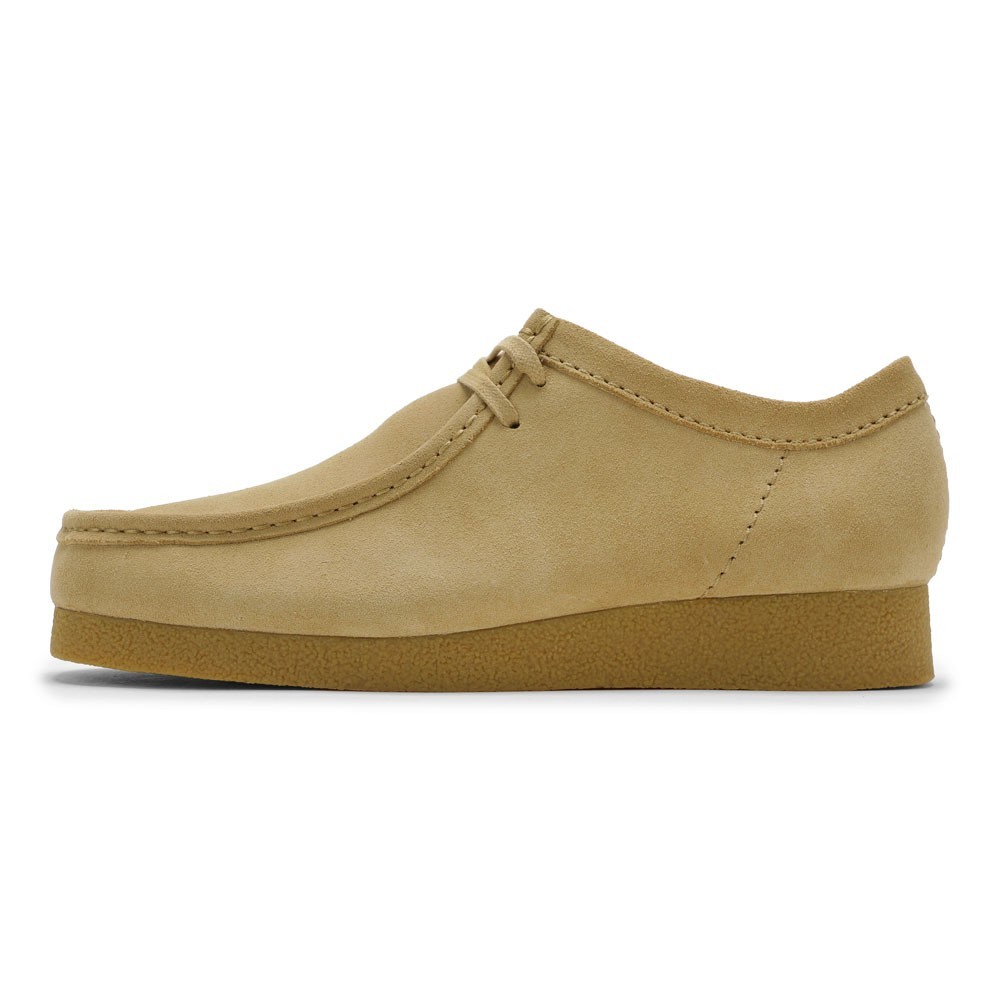 Clarks クラークス WallabeeEVO WP ライトベージュ メンズ | 靴