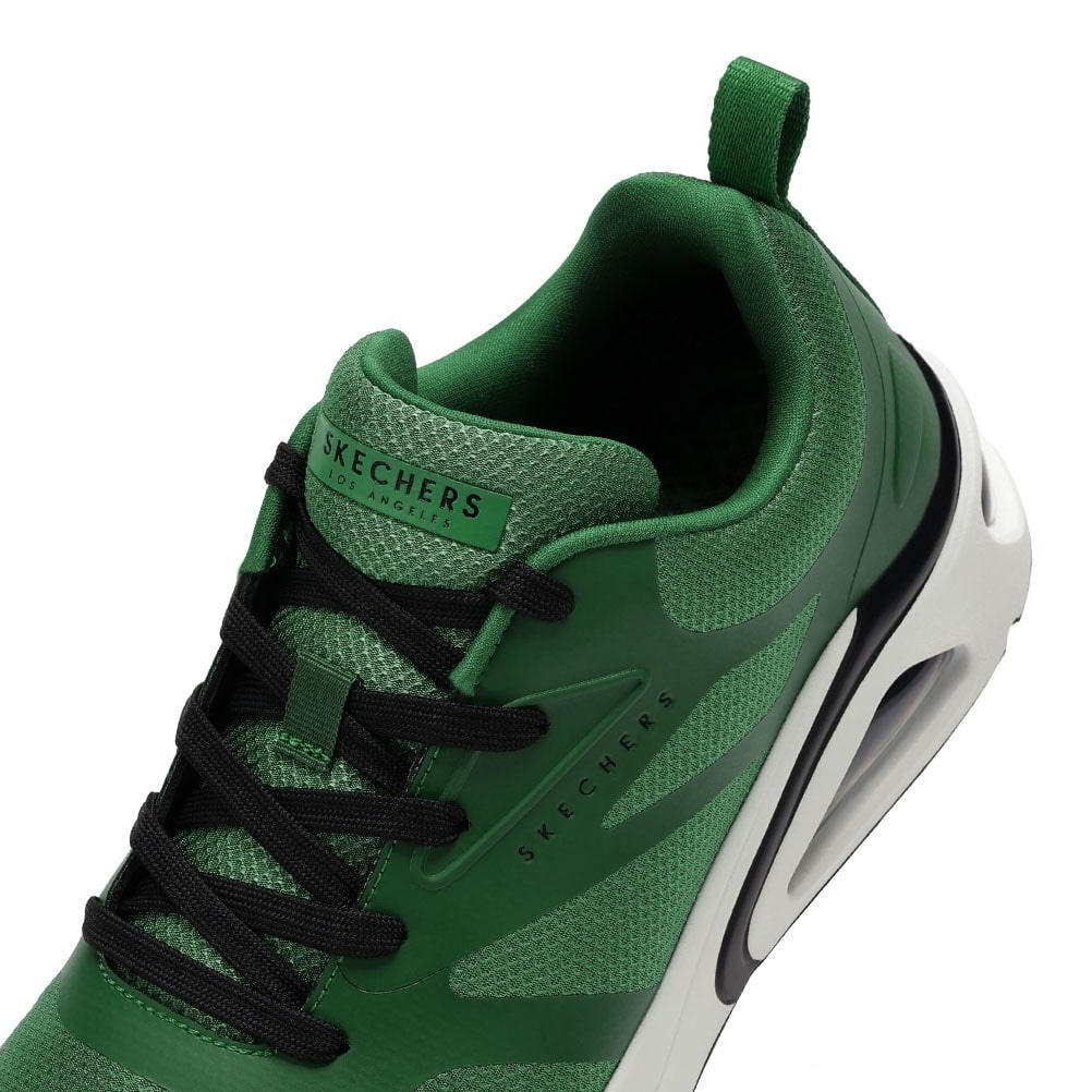 SKECHERS スケッチャーズ TRES-AIRUNO-REVOLU グリーン メンズ | 靴