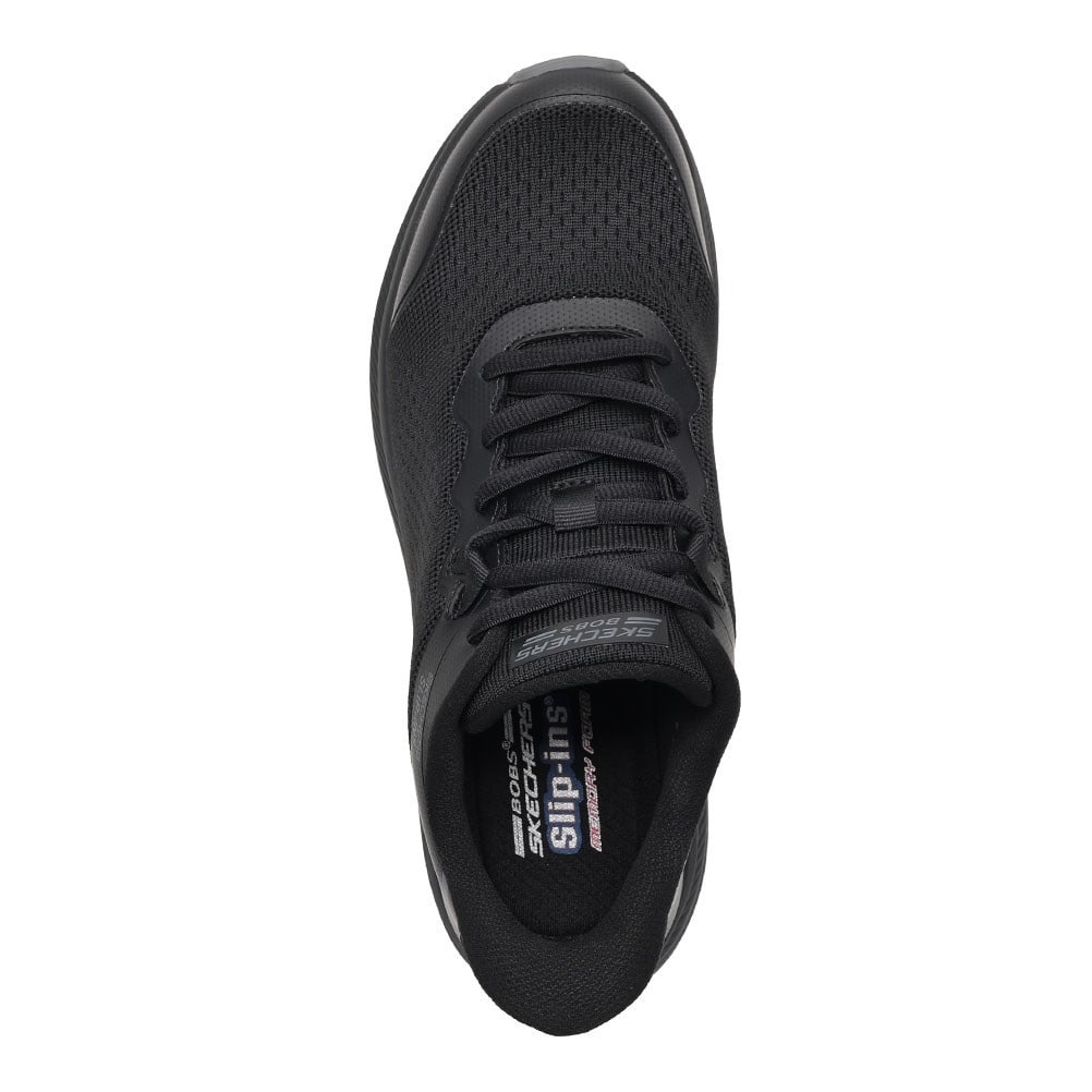 SKECHERS スケッチャーズ BOBS SKILLZ ブラック×ブラック メンズ | 靴