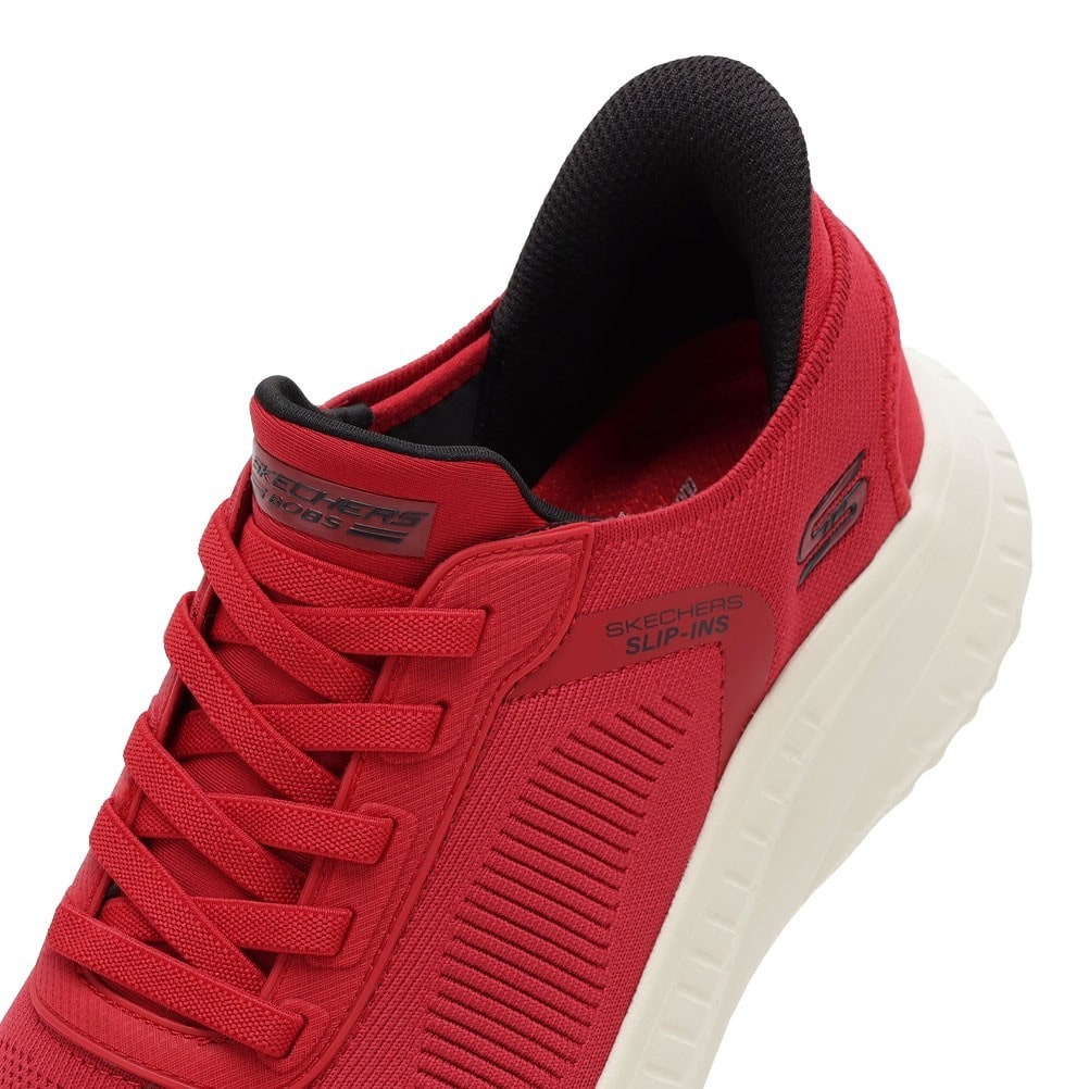 SKECHERS スケッチャーズ BOBS SQUAD CHAOS レッド メンズ | 靴