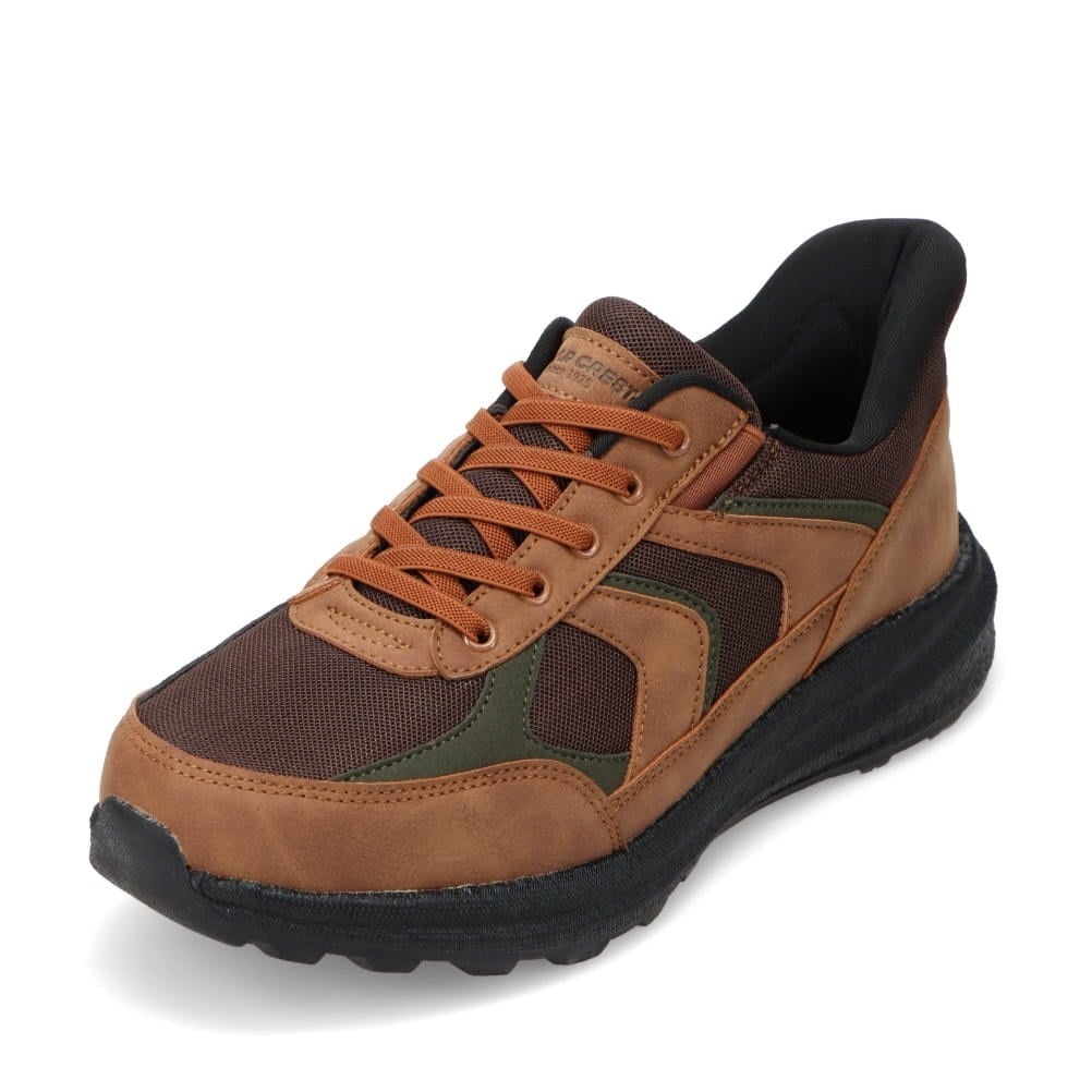CEDAR CREST セダークレスト スパットシューズ ブラウン×カーキ メンズ