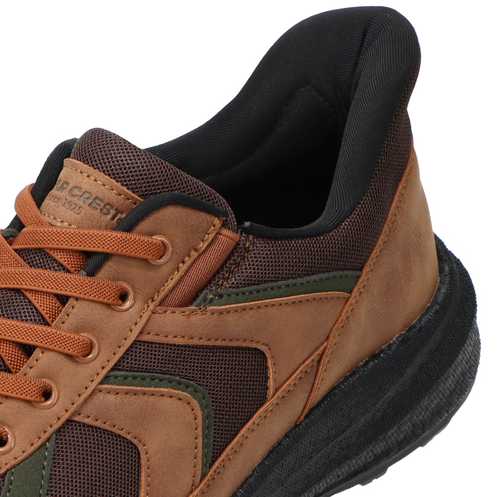 CEDAR CREST セダークレスト スパットシューズ ブラウン×カーキ メンズ