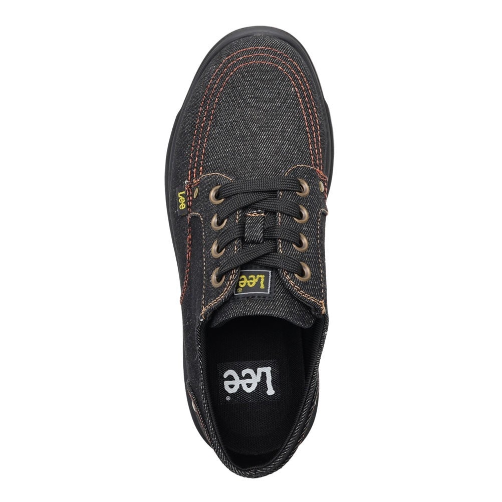 MoーL Lee リー デニムスニーカー ブラック メンズ | 靴（シューズ