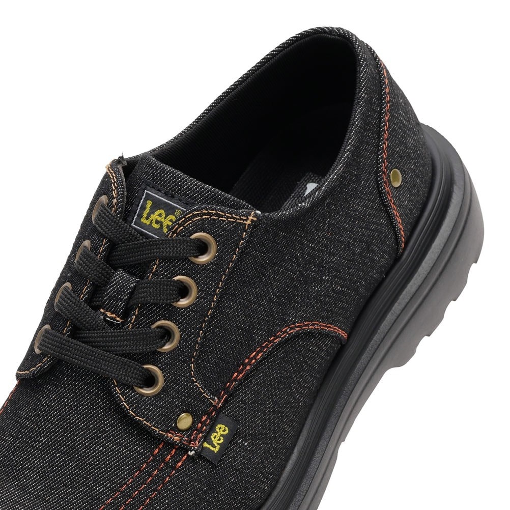 MoーL Lee リー デニムスニーカー ブラック メンズ | 靴（シューズ