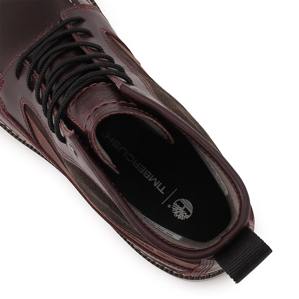 Timberland ティンバーランド BRITTON MILLS WP バーガンディー メンズ