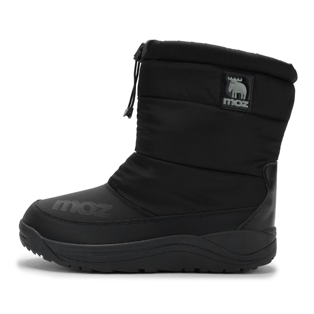 MOZ sweden モズ スウェーデン ダウンブーツロング2 ブラック メンズ