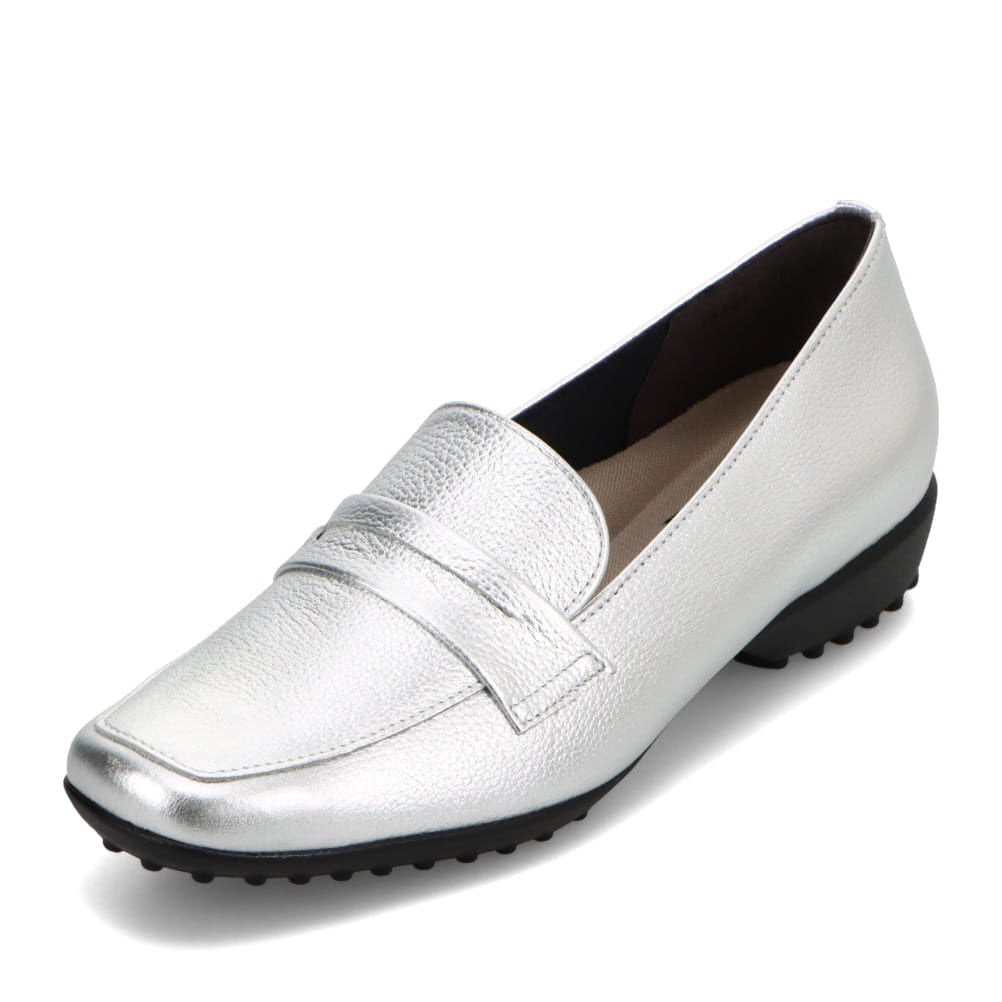 ウェッジローファーパンプス