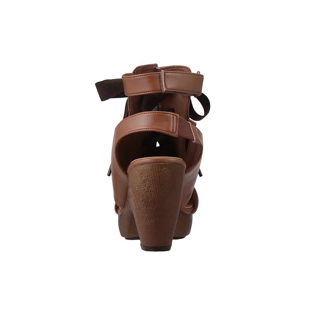 Cloverleaf クローバーリーフ ウッドソールブーツサンダル レディース キャメル 靴 スニーカーの通販 Kutsu Com チヨダ公式オンラインショップ