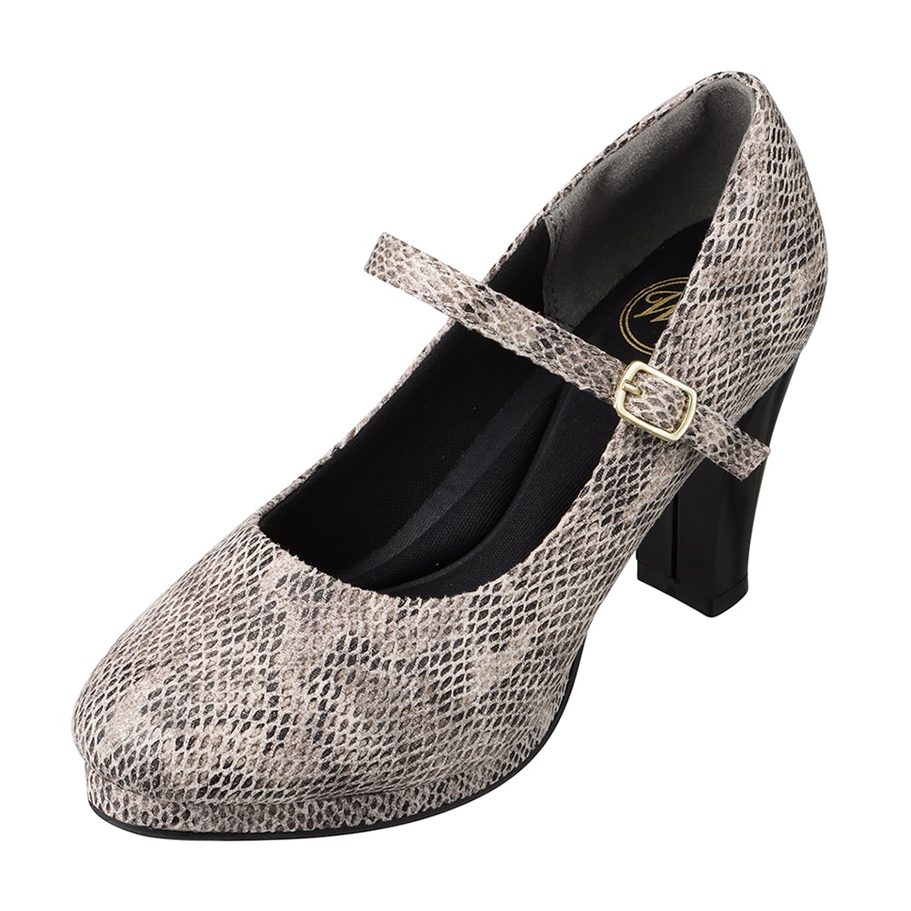 Will Be ウィルビー ストームヒールパンプス レディース ベージュ パイソン柄 靴 スニーカーの通販 Kutsu Com チヨダ公式オンラインショップ