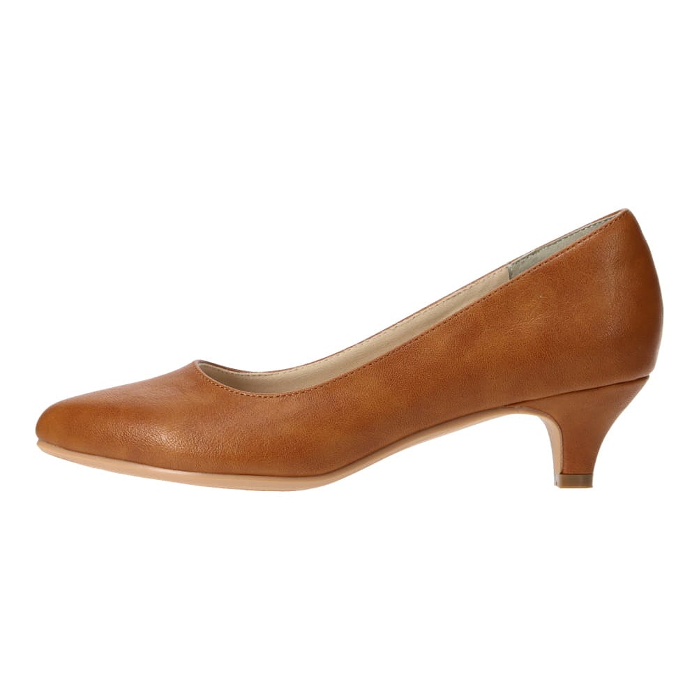 脱げにくいスエードパンプス