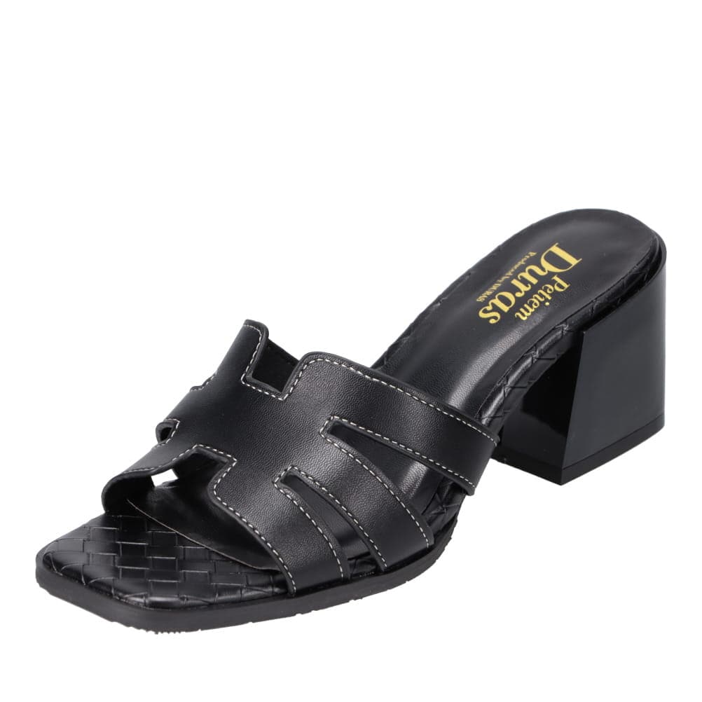 メタルバックルポイント ベルトサンダル