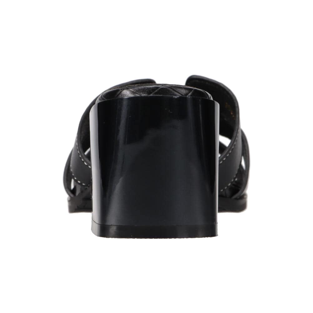 メタルバックルポイント ベルトサンダル