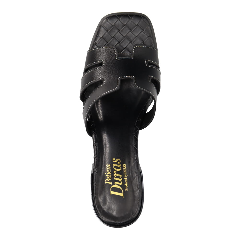 メタルバックルポイント ベルトサンダル