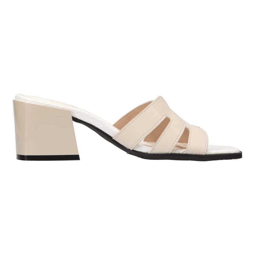 メタルバックルポイント ベルトサンダル