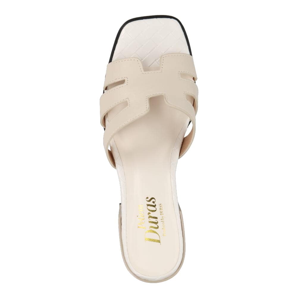 メタルバックルポイント ベルトサンダル