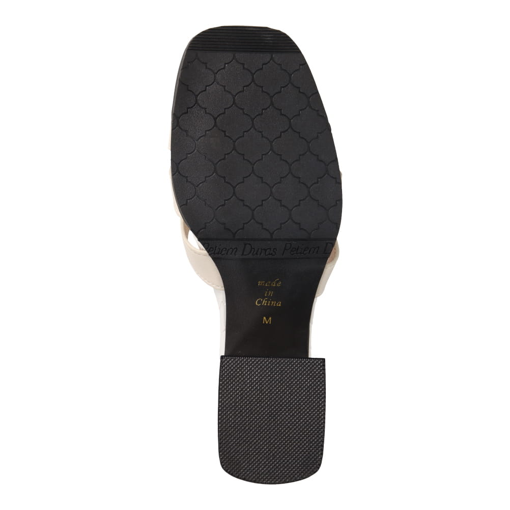 メタルバックルポイント ベルトサンダル