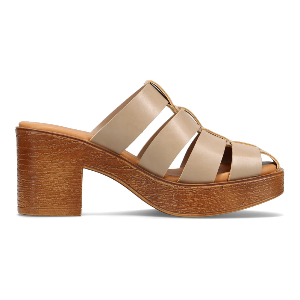 厚底モードサンダル