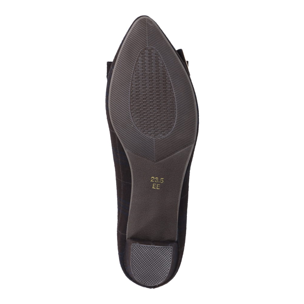 ポインテッドトゥ リボンパンプス