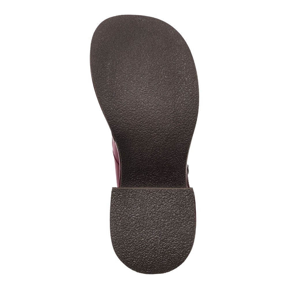 厚底おでこストラップパンプス