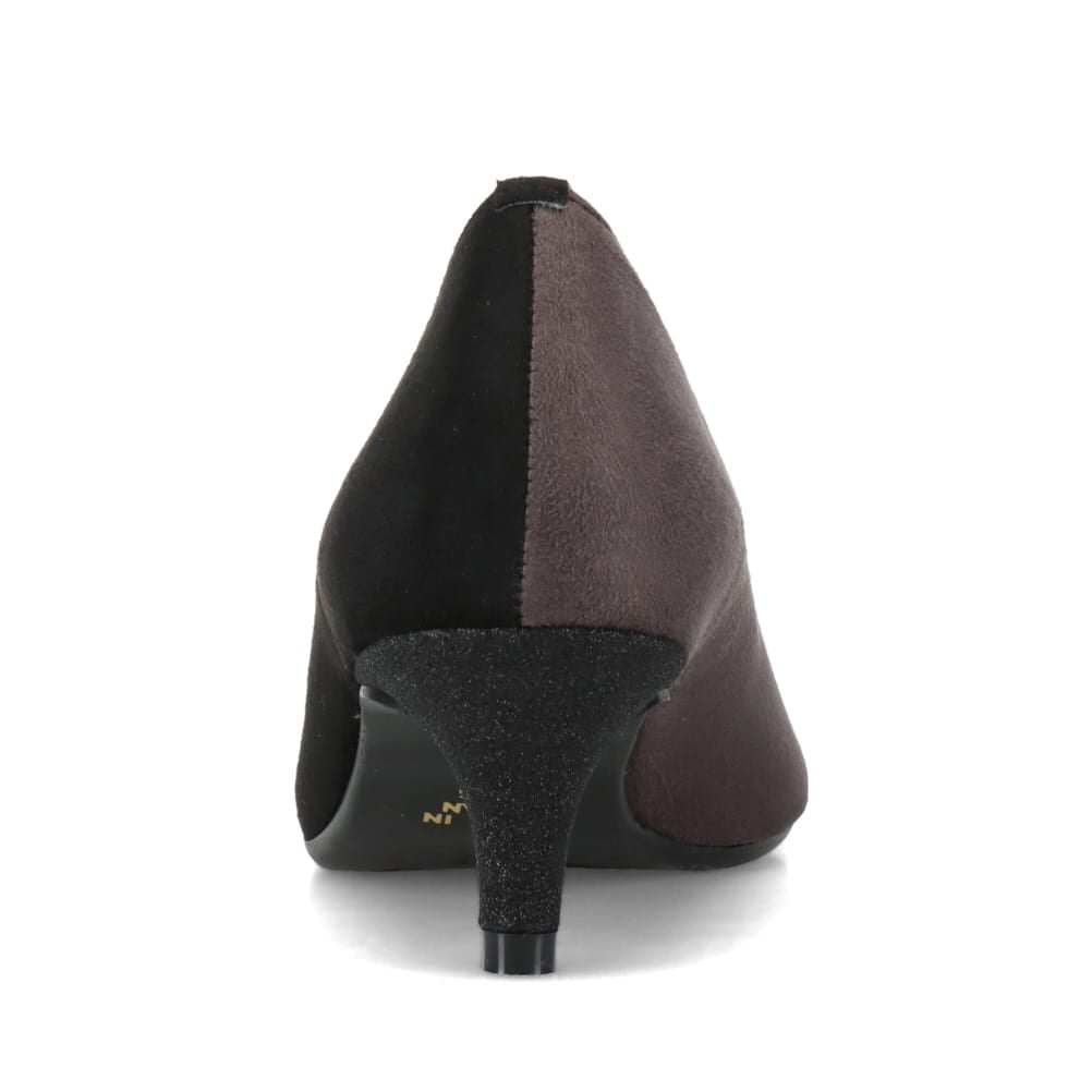 異素材切替えパンプス