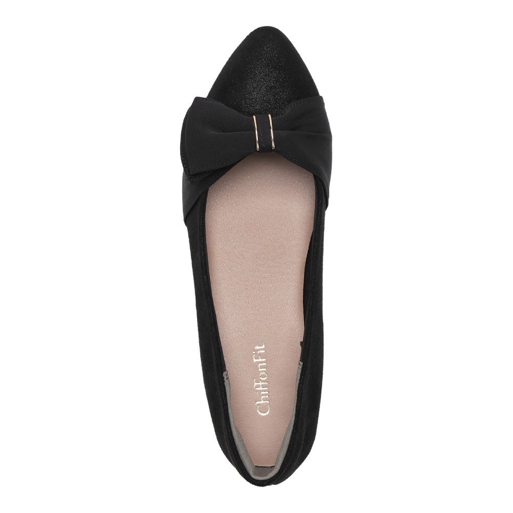 リボンパンプス