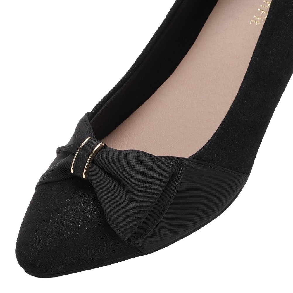 リボンパンプス