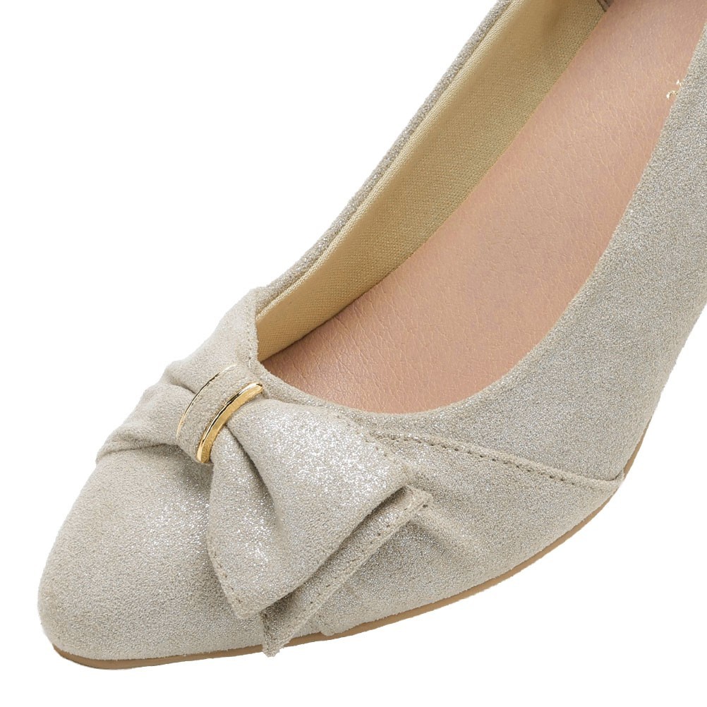 リボンパンプス