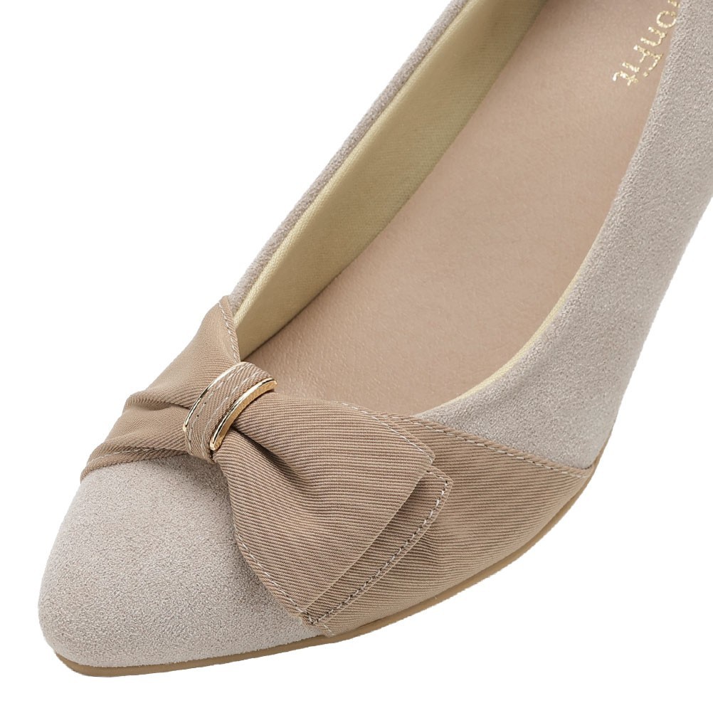 リボンパンプス