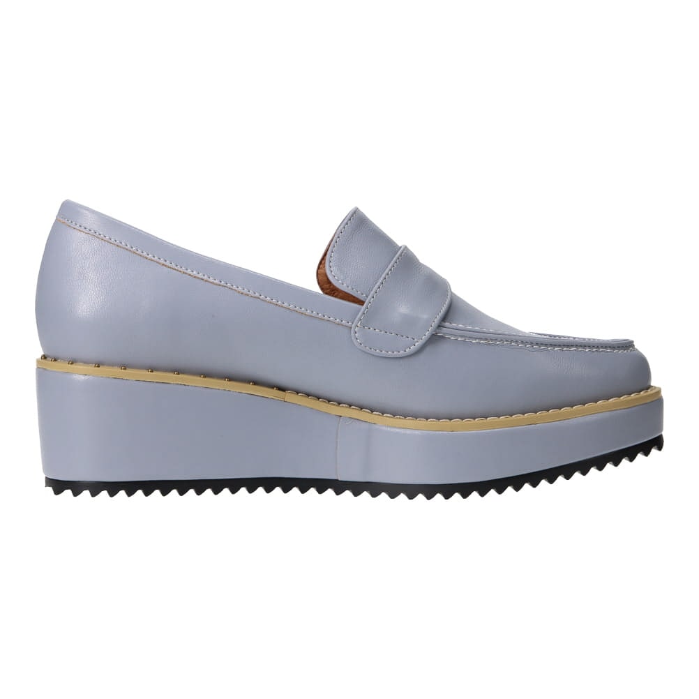 マニッシュ 厚底ローファー