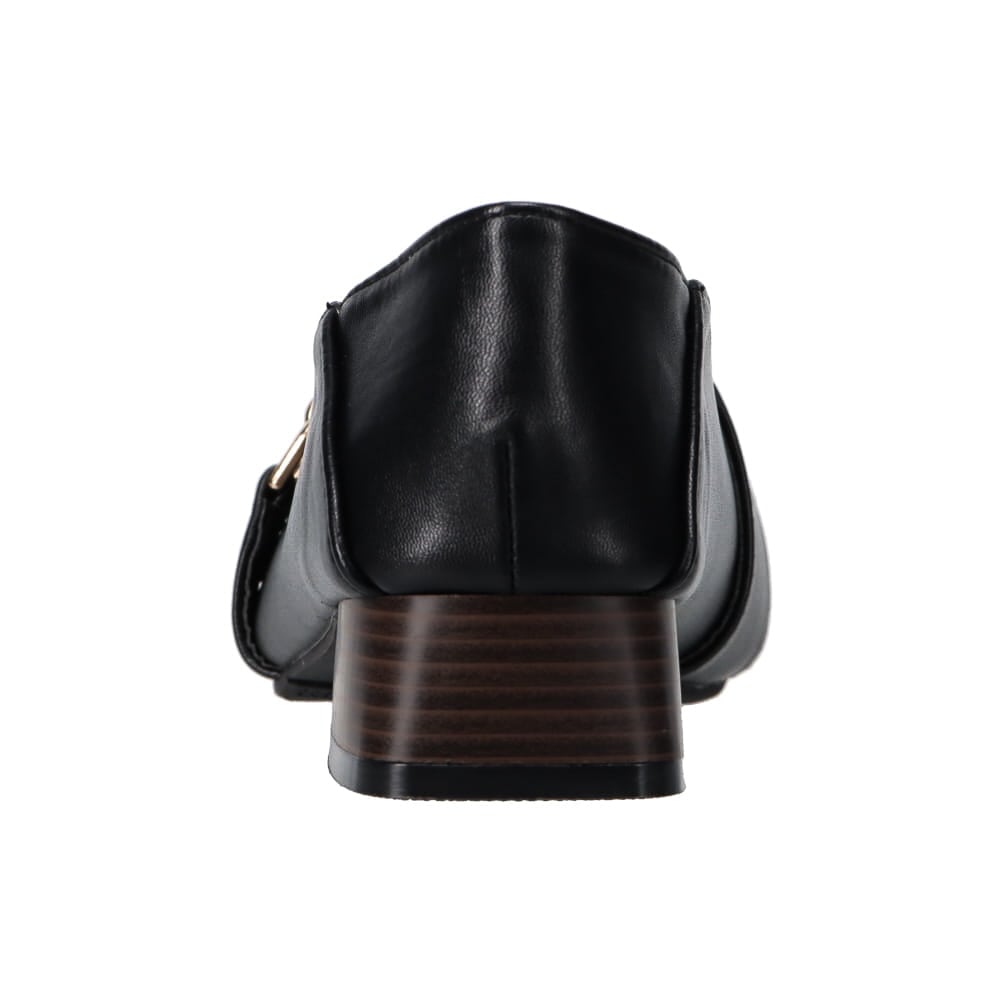 ゴールドバックルローファーパンプス