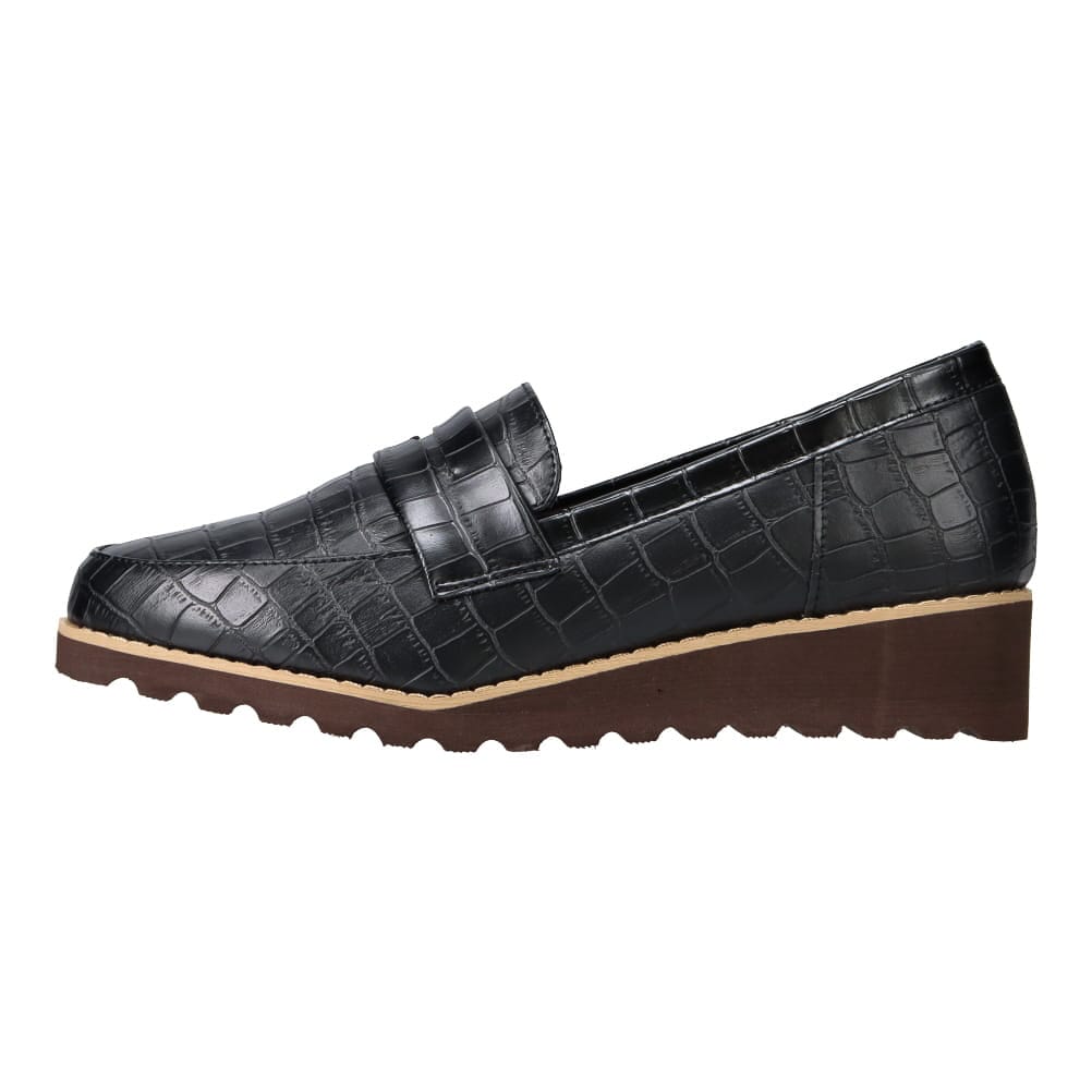 厚底ローファー