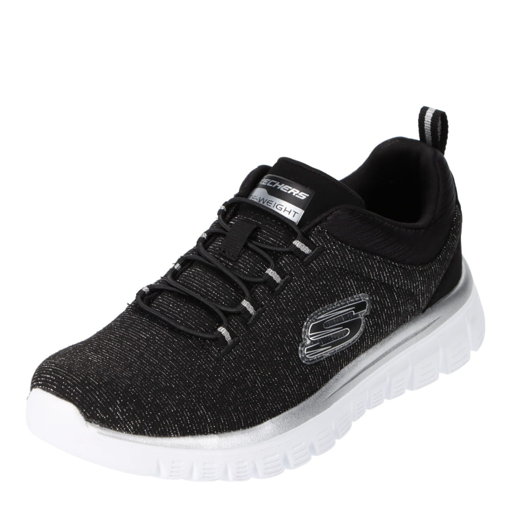 SKECHERS スケッチャーズ SPARKLING GAL レディース ブラック | 靴 ...