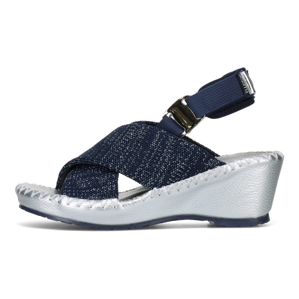 ニットベルトクロスサンダル