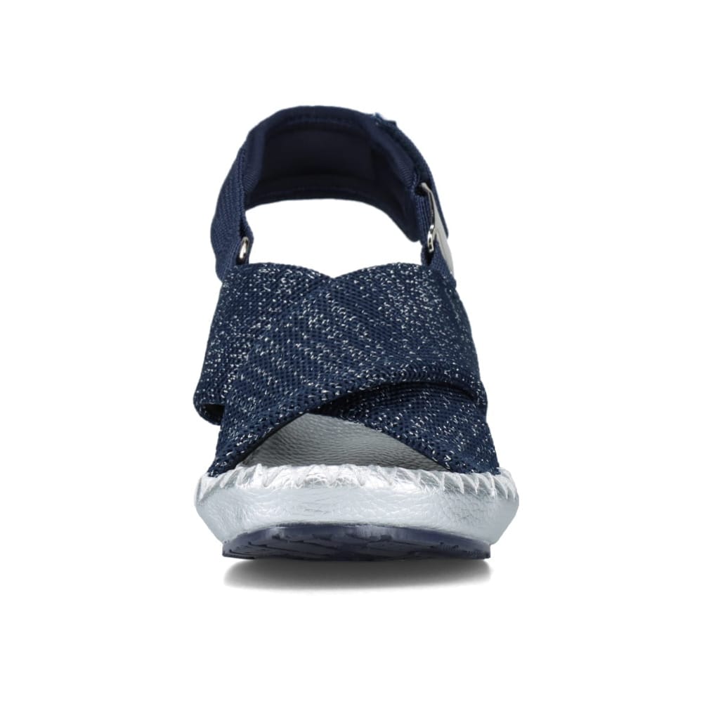 ニットベルトクロスサンダル