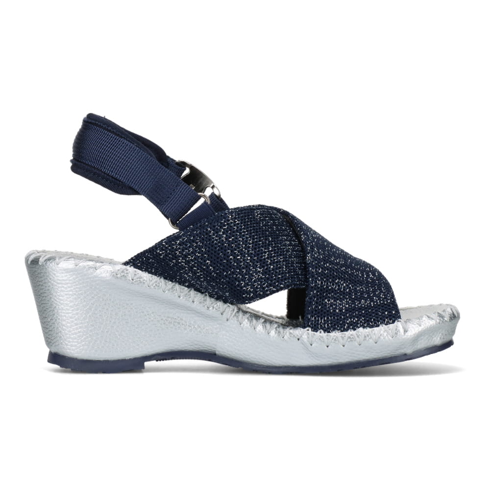 ニットベルトクロスサンダル