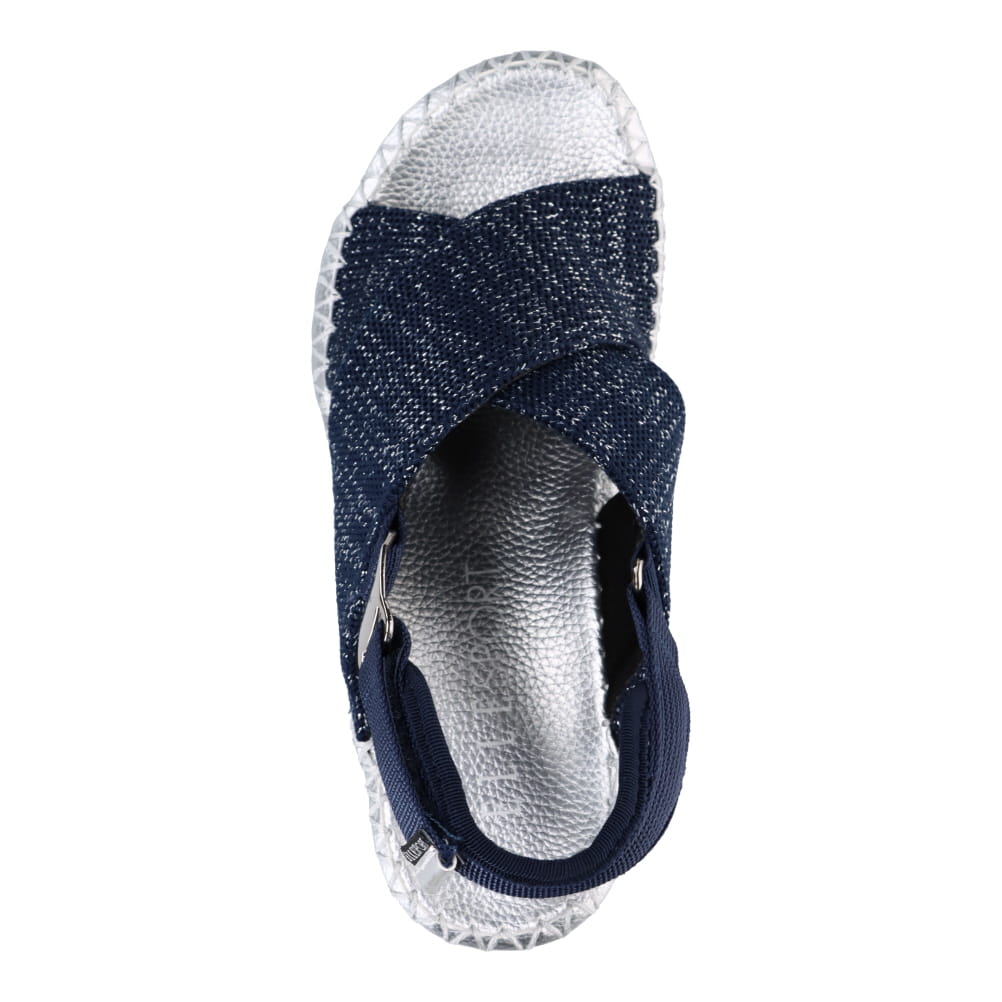 ニットベルトクロスサンダル