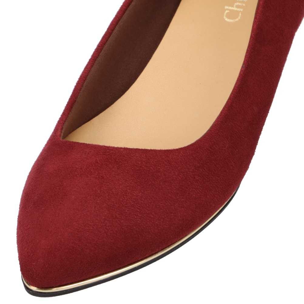 ウェッジソールパンプス