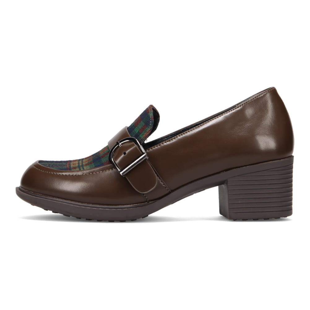 バックル付きローファーパンプス