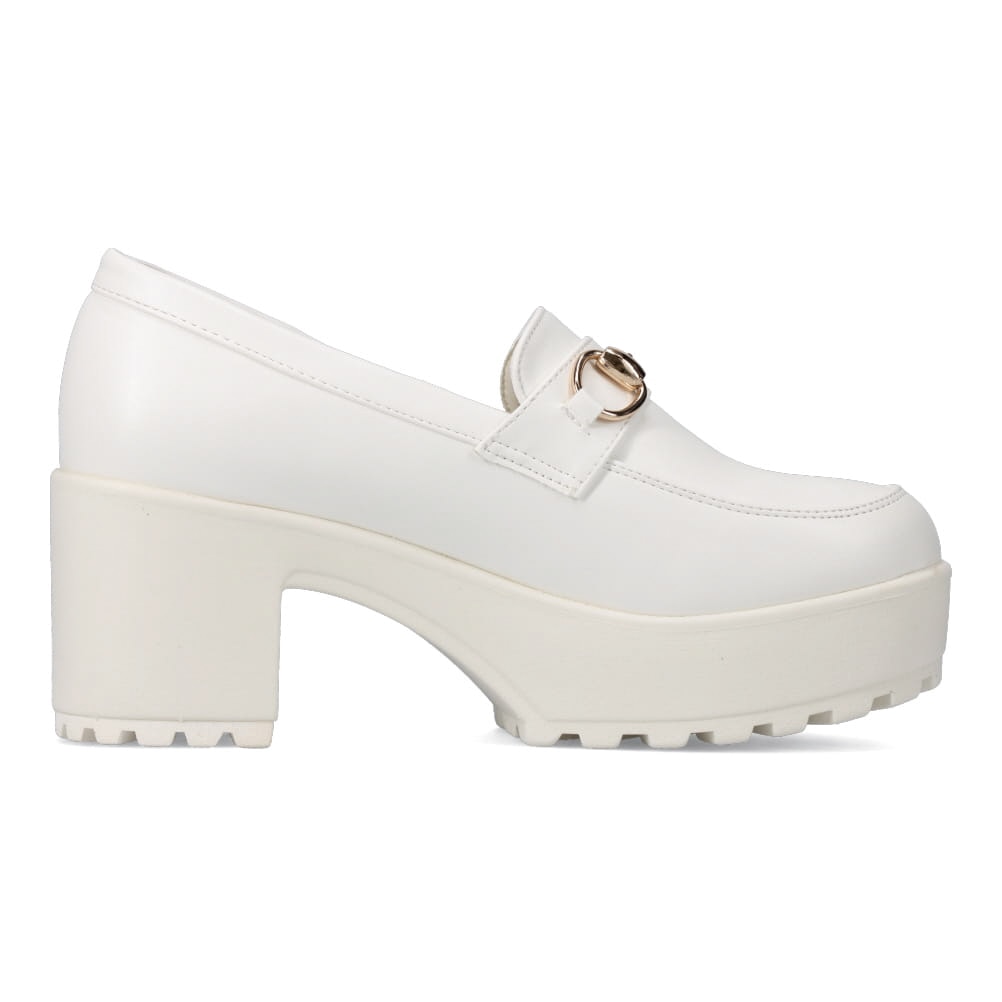 miss MIIA ミスミーア ビット金具付き厚底ローファー レディース