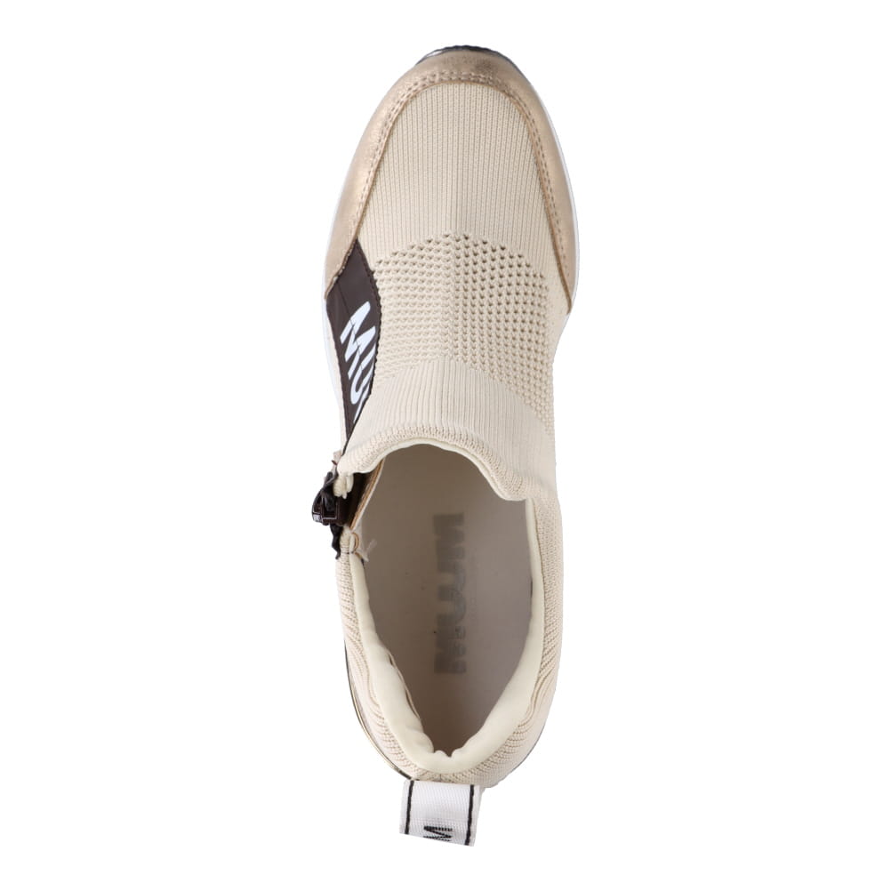 MUTSU ハイカットスニーカー ベージュ MUTSU ハイカットスニーカー ベージュ