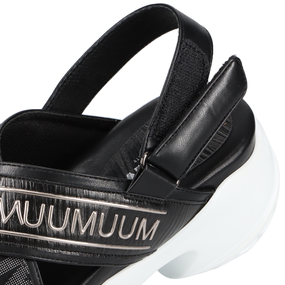 MUUM ムーム クロスストラップサンダル レディース ブラック | 靴