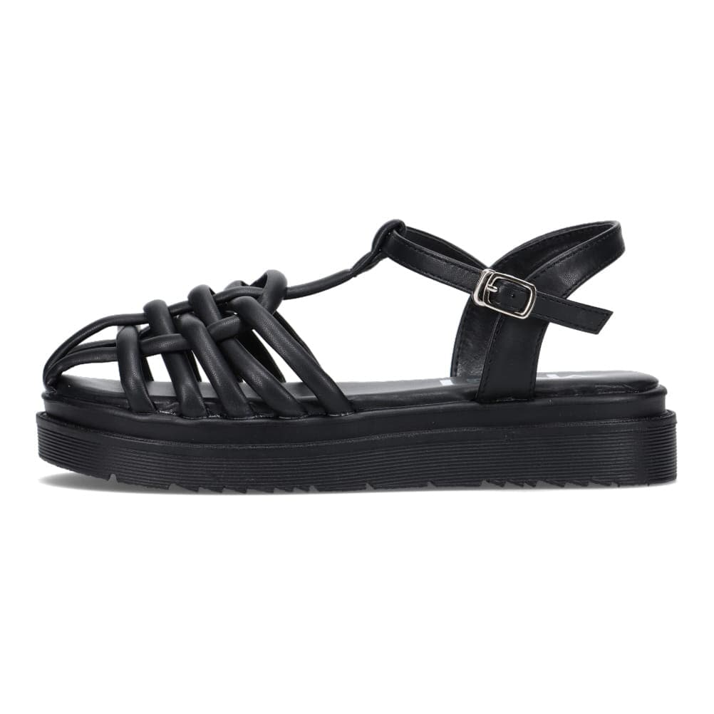 アンクルストラップフラットサンダル